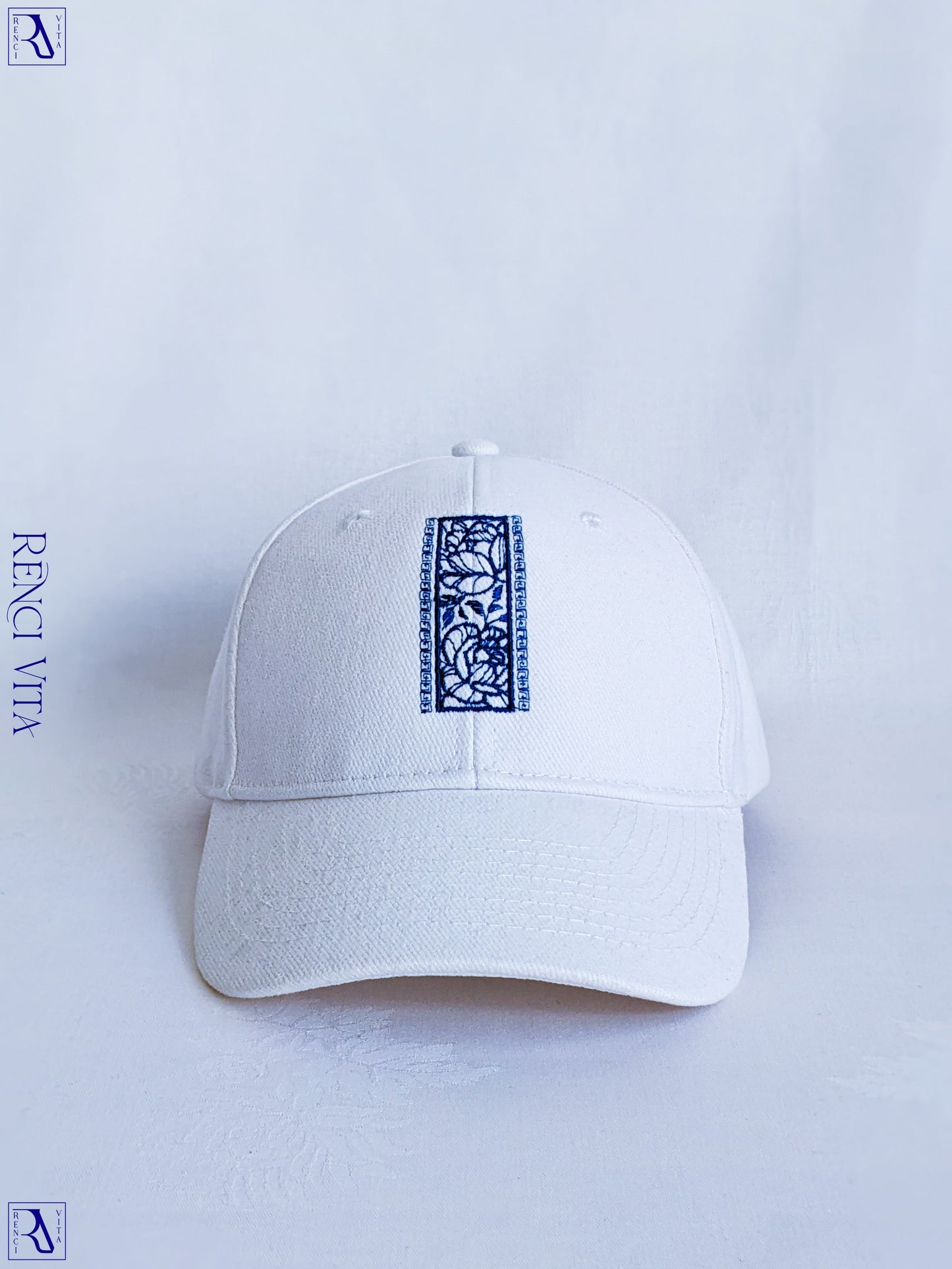 Blue & White Porcelain Cap