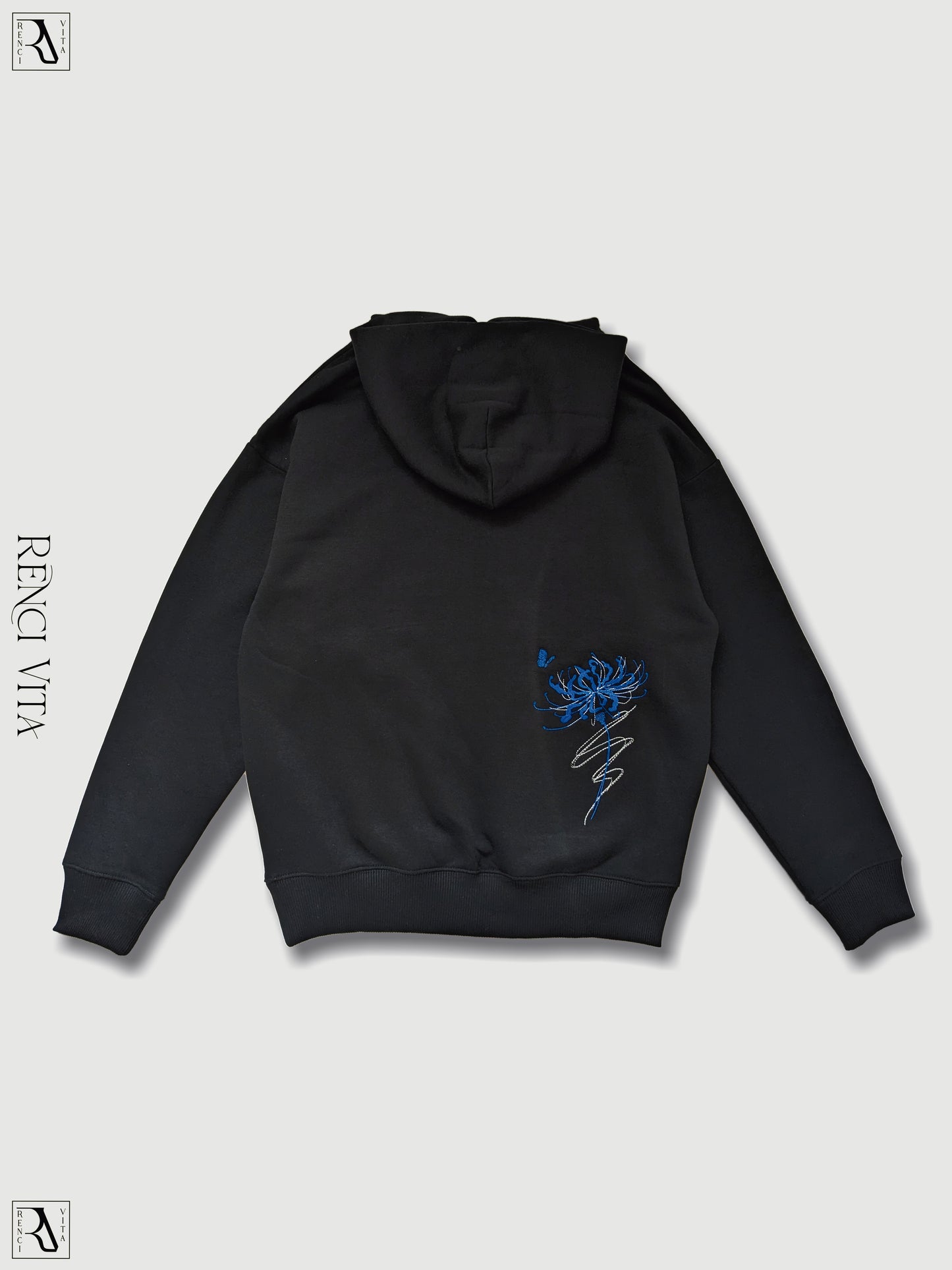 'Blue Equinox' Oversized Hoodie