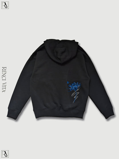 'Blue Equinox' Oversized Hoodie