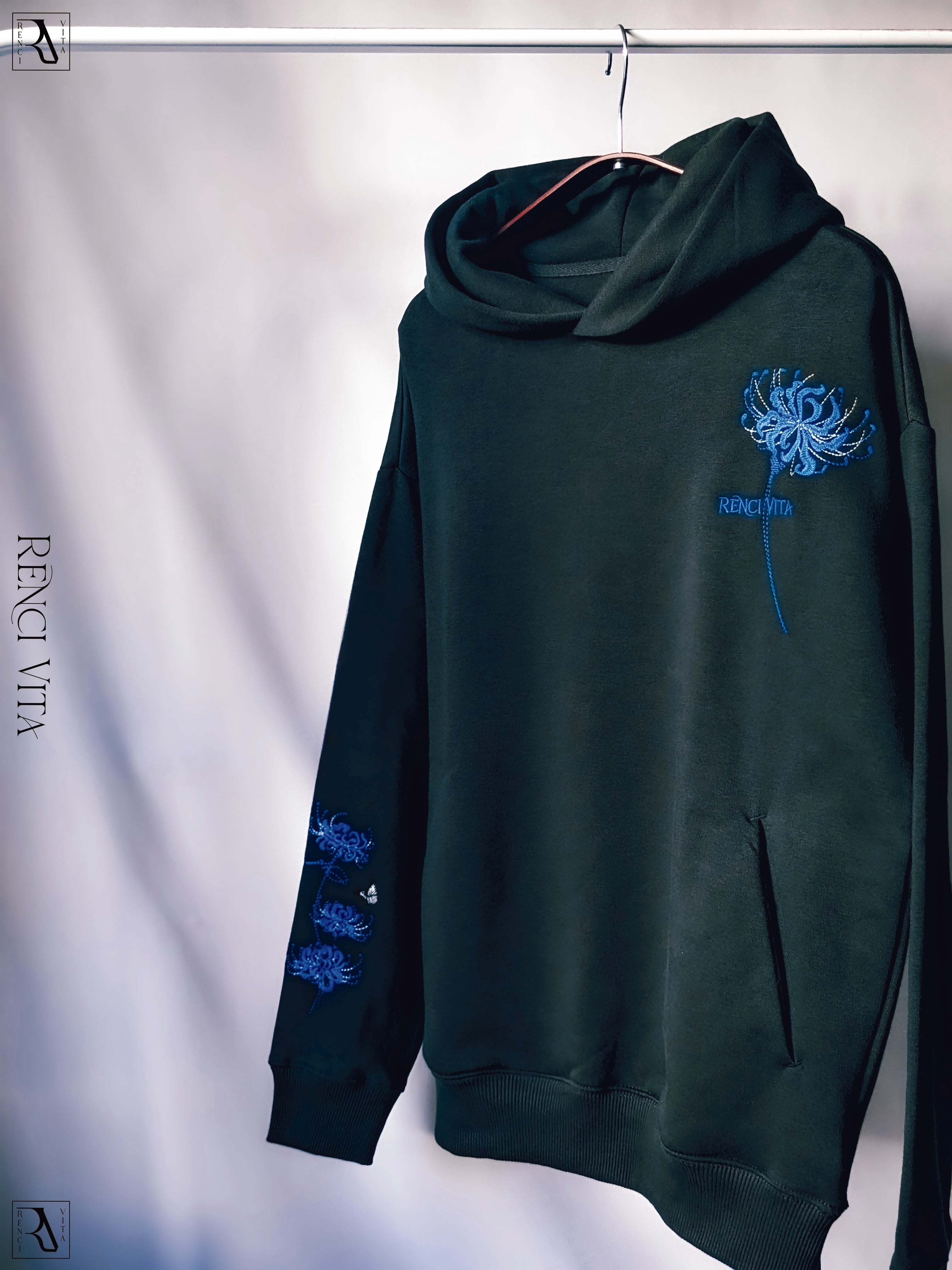 Blue Equinox' Oversized Hoodie – Renci Vita