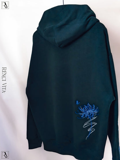'Blue Equinox' Oversized Hoodie
