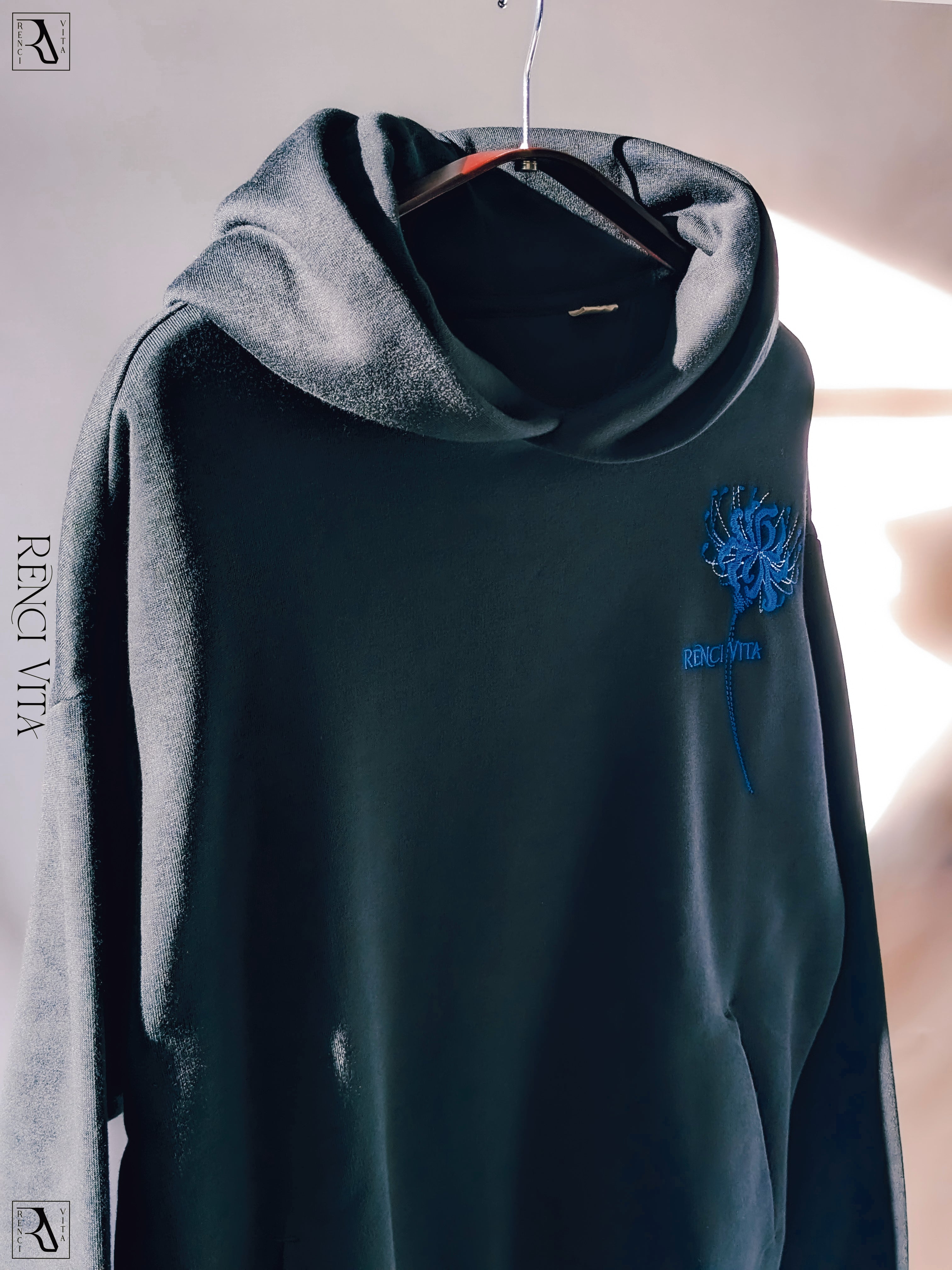 Blue Equinox' Oversized Hoodie – Renci Vita